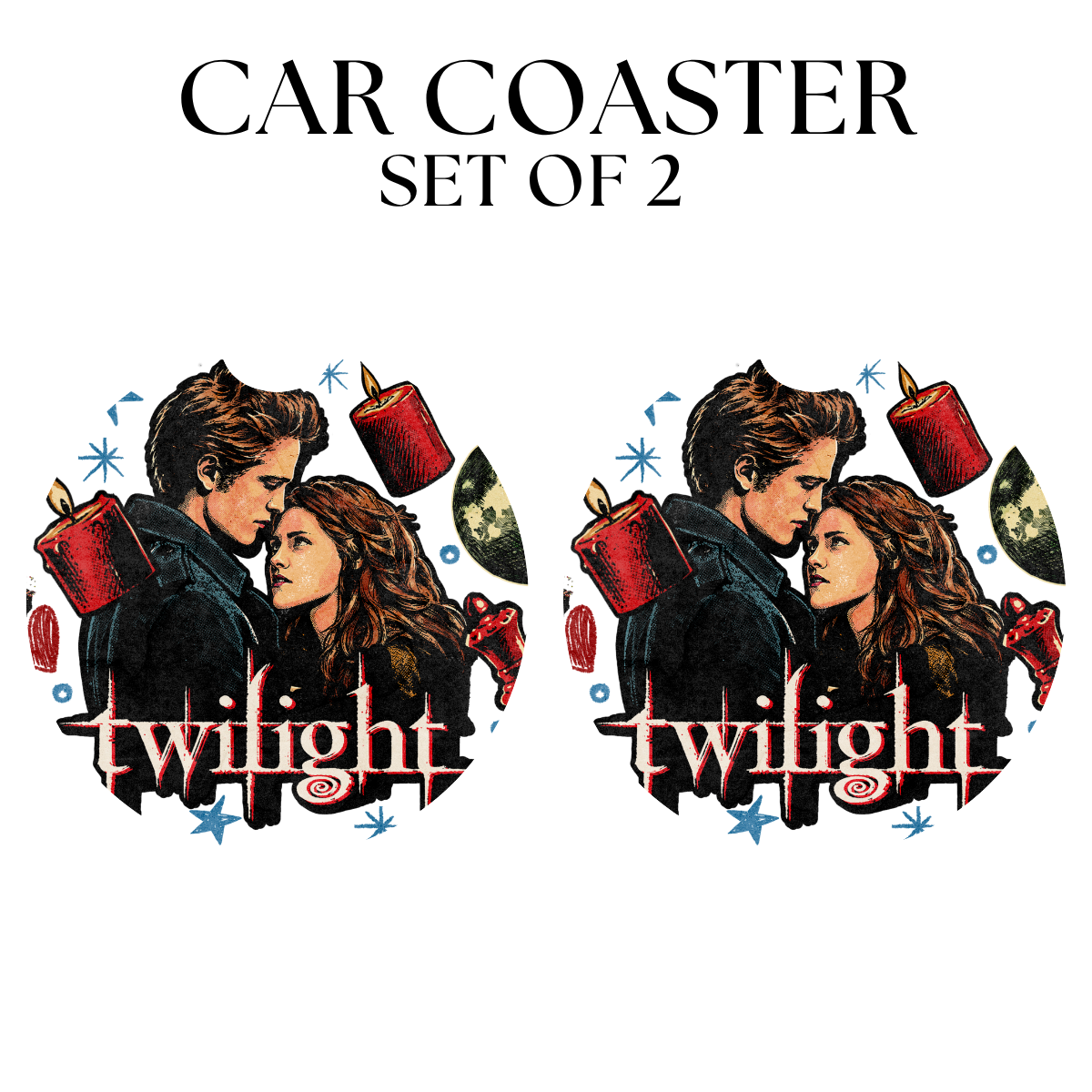 You Are My Life Now UV DTF Car Coaster
