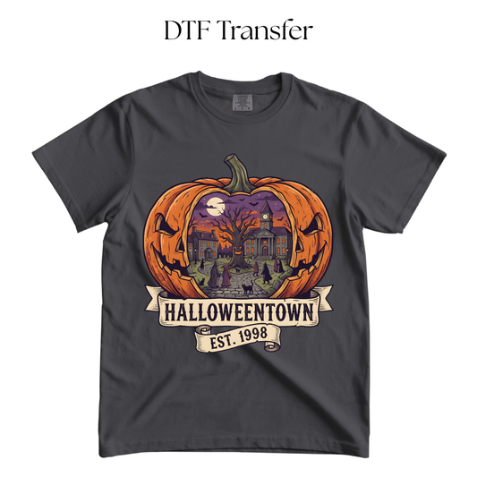Halloweentown Pumpkin DTF Transfer