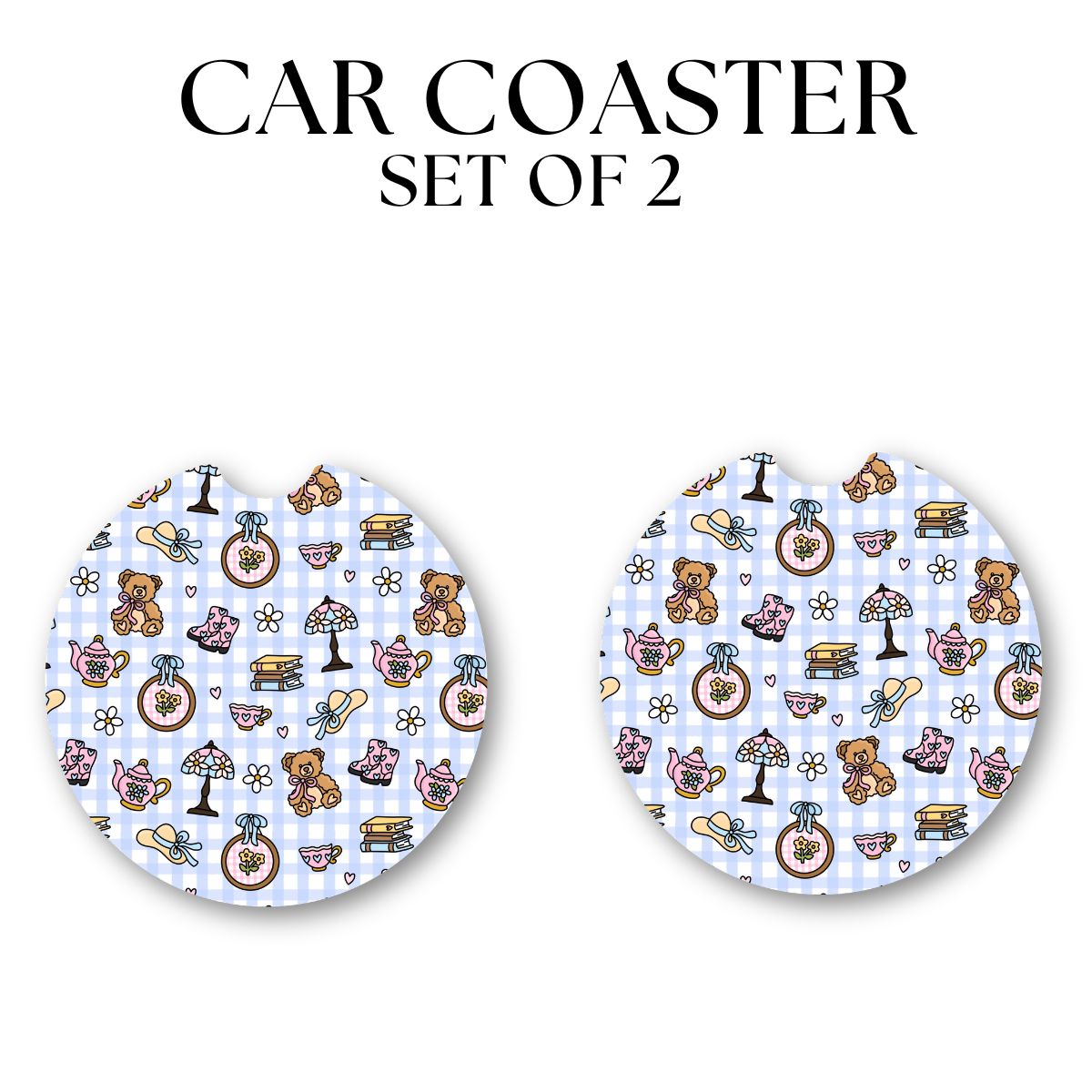 Trinkets Car Coaster DTF Transfer