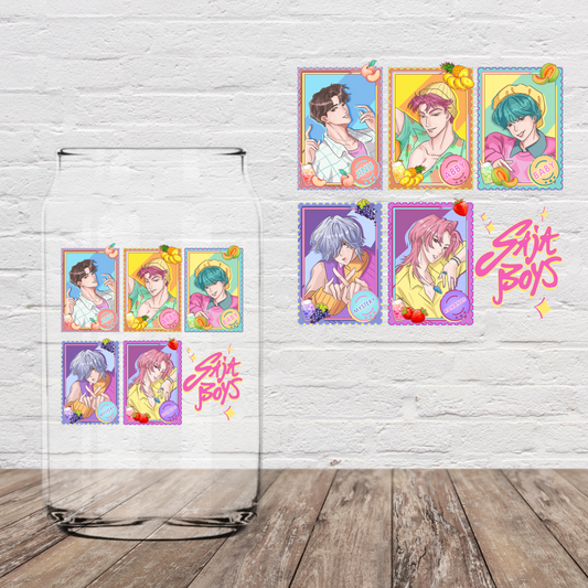 S Boys Stamps 4" UV DTF