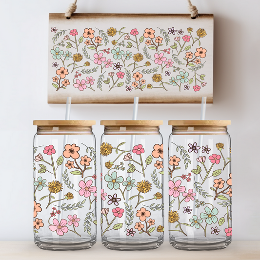 Dandelion Flowers UV DTF Cup Wrap