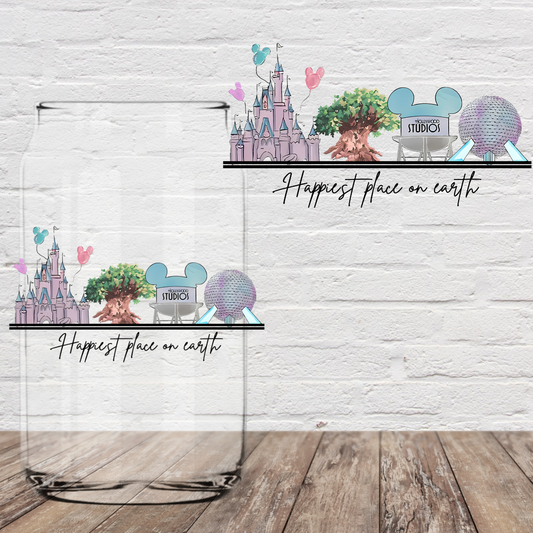Happiest Place on Earth 4" UV DTF (Print to Order)