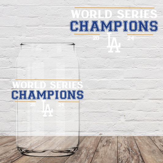 World Series Champions 4” UV DTF Transfer