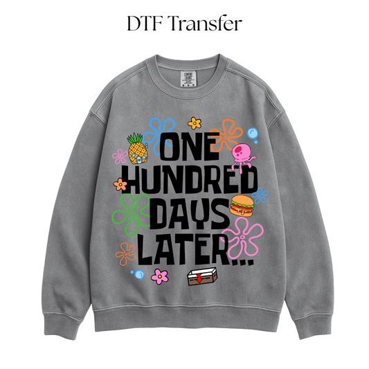 One Hundred Days Later... DTF Transfer