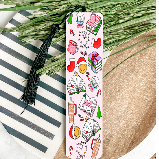 Christmas Books UV DTF Bookmark DOUBLE SIDED