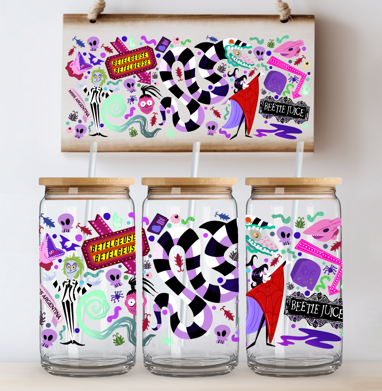 Beetle Bright UV DTF Cup Wrap
