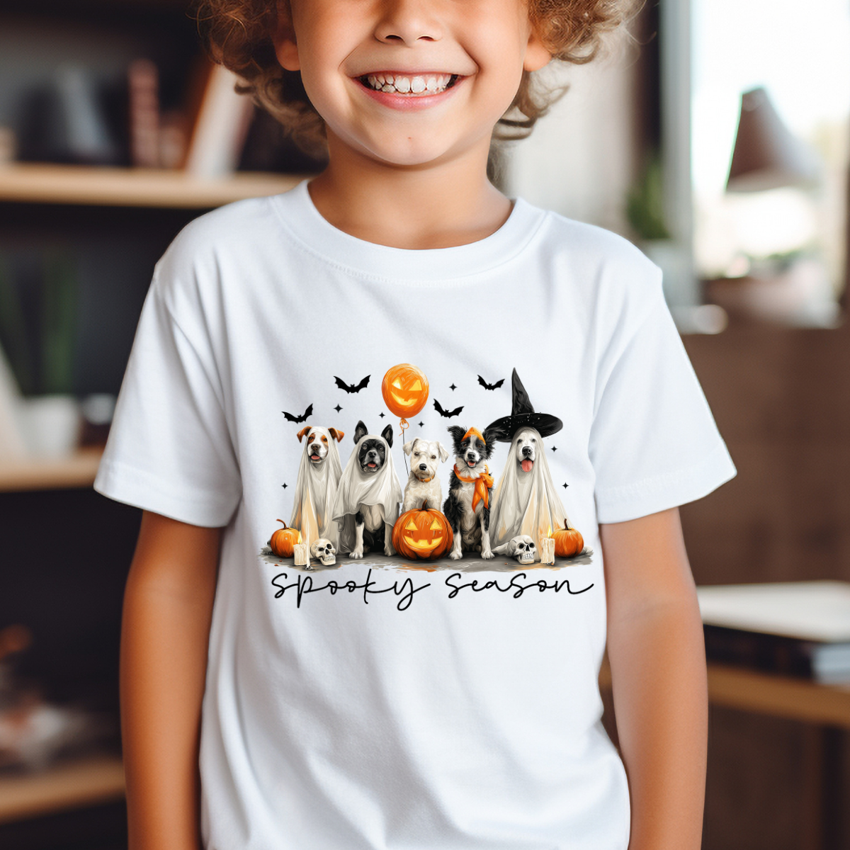 YOUTH Spooky Season Dogs DTF TRANSFER