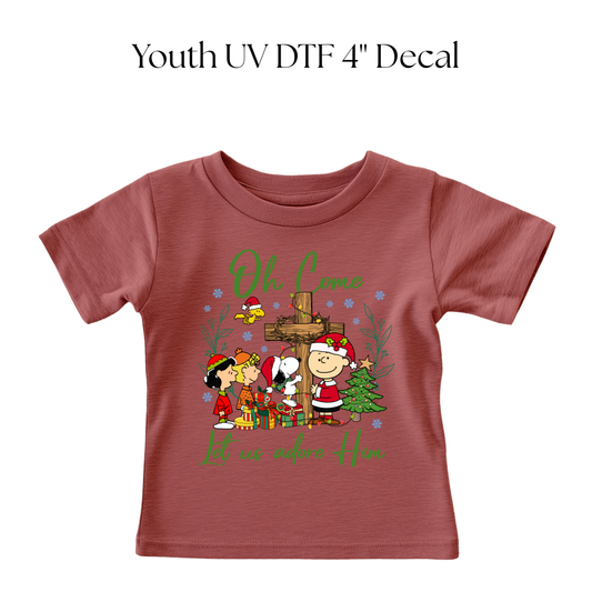 YOUTH Oh Let Us Adore Him DTF Transfer