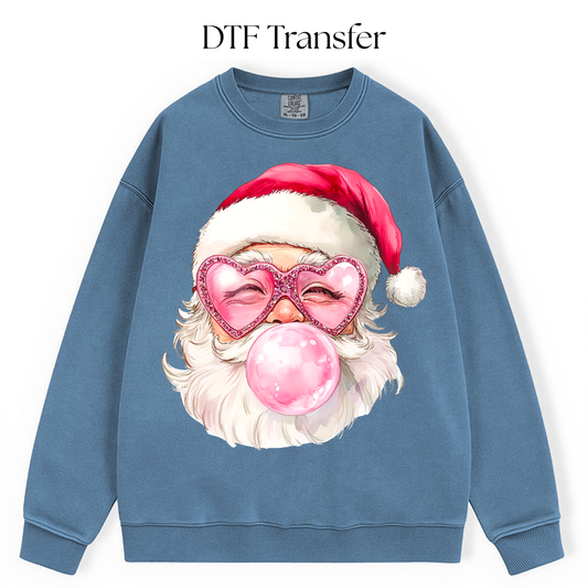 Bubble Gum Santa DTF