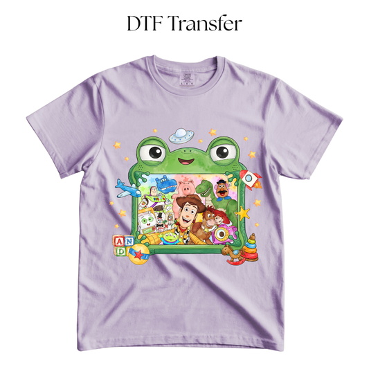 Toy Green Pad DTF Transfer