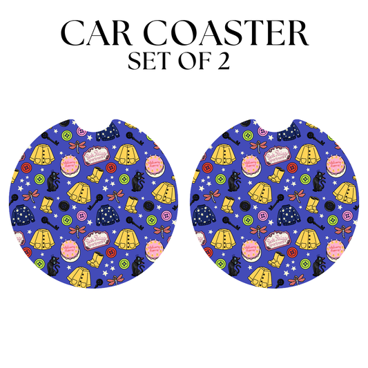 Cora Things UV DTF Car Coaster