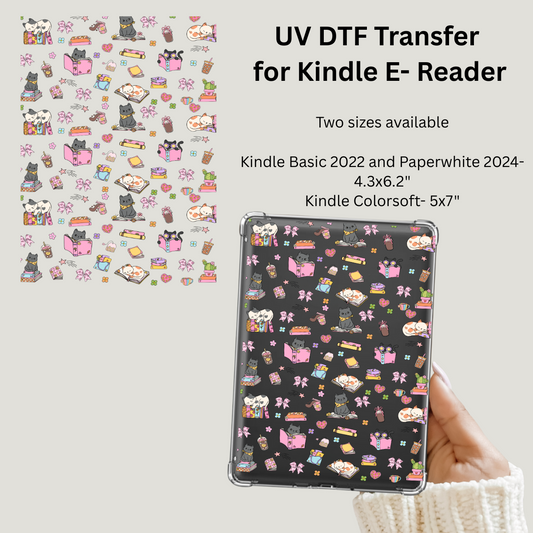 Kitties and Books UV Wrap for Kindle