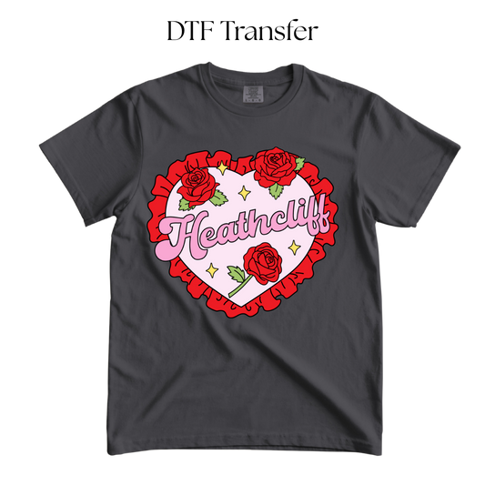 Heath Heart DTF Transfer