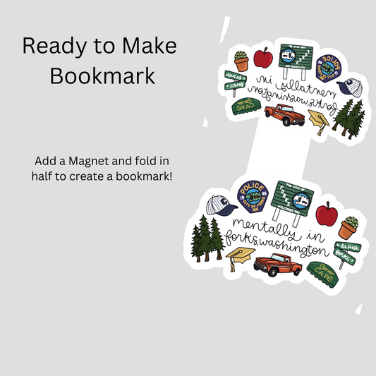 Mentally in Washington Magnetic Bookmark DIY