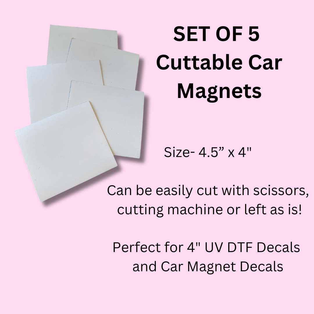 Blank Magnet Sheet Rectangle (Set of 5)