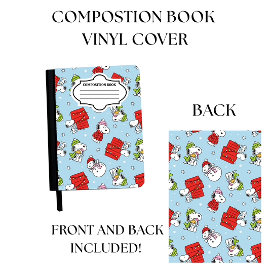 Snoop Christmas Composition Notebook Vinyl Cover