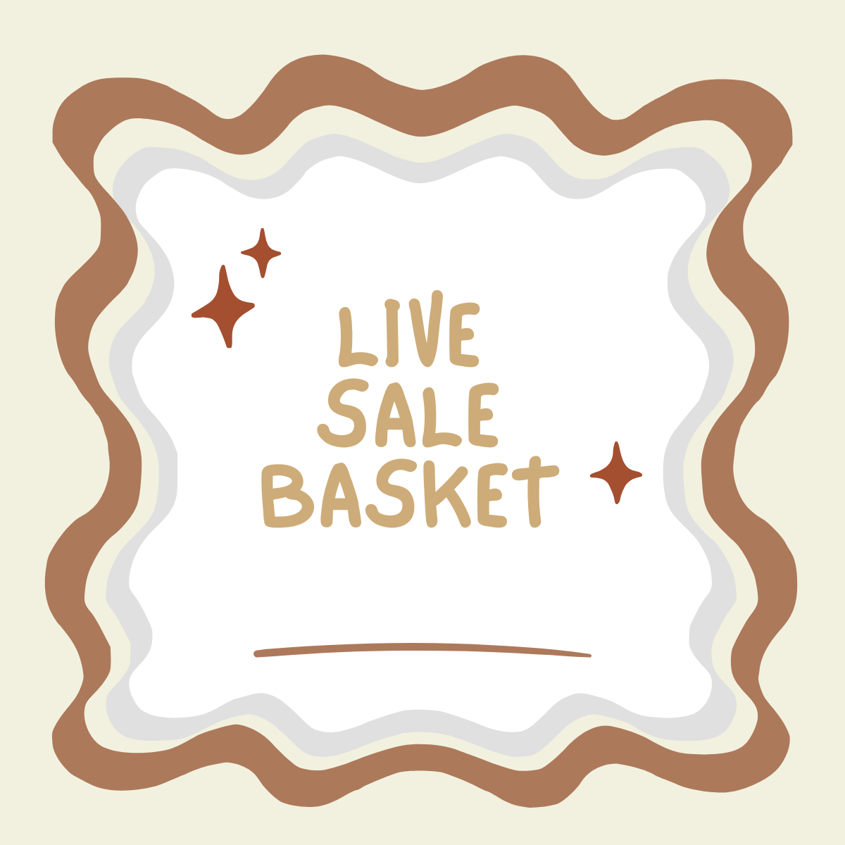 LIVE SALE Basket