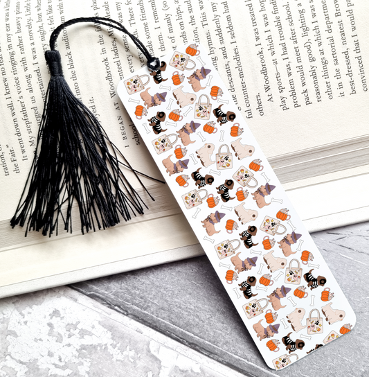 Halloween Dogs UV DTF Bookmark DOUBLE SIDED