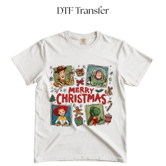 Toy Friends Christmas DTF Transfer
