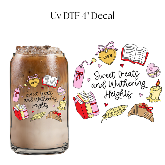 Sweets Treats and WH 4” UV DTF Decal