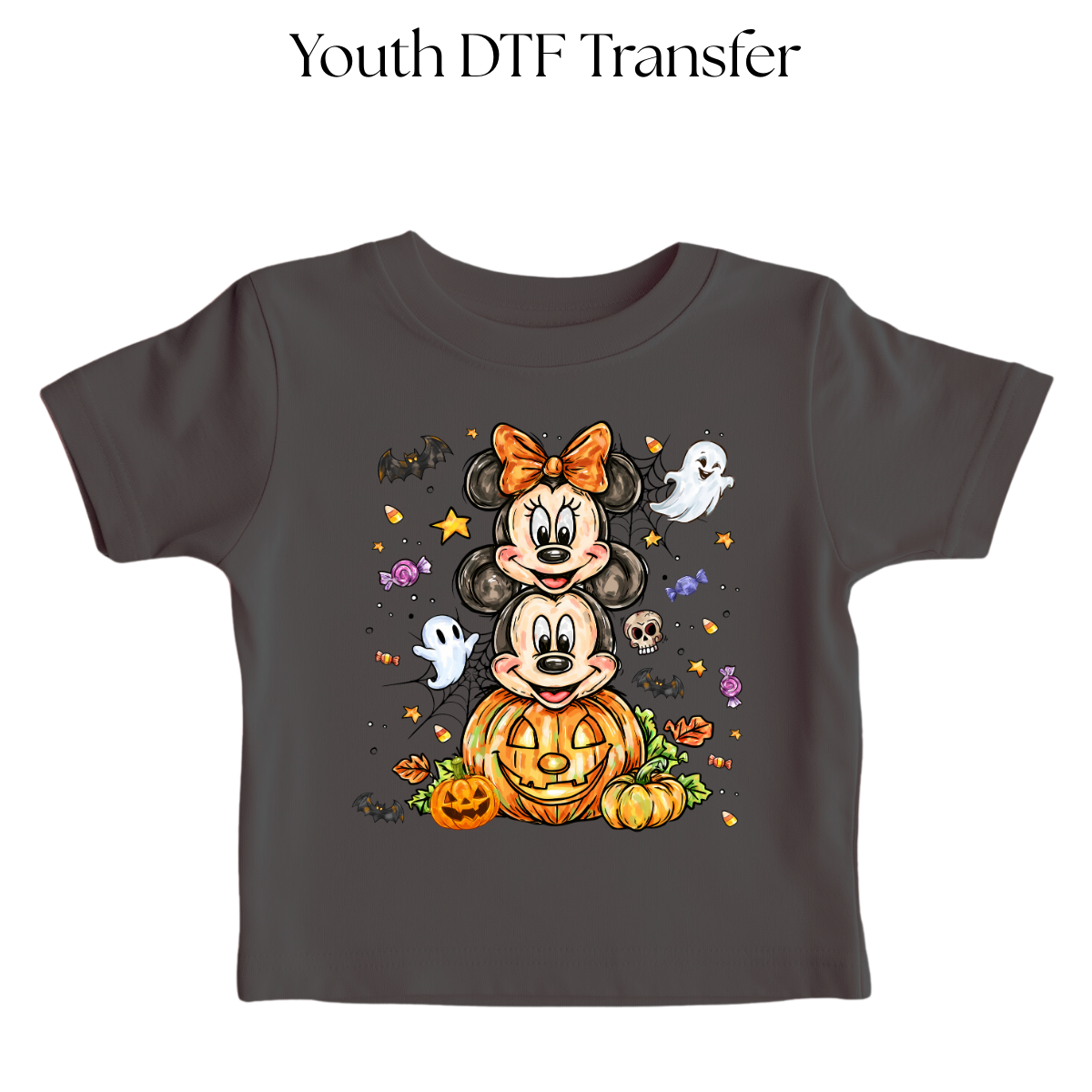 YOUTH Stacked Halloween Mouse Dtf Transfer