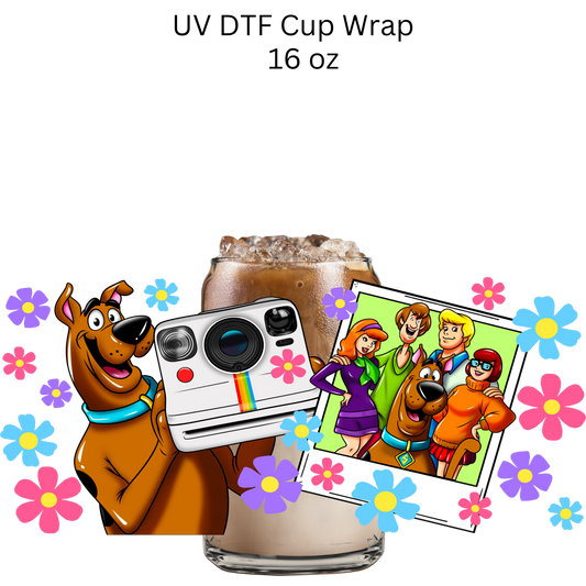 Scoob Dog UV DTF Cup Wrap
