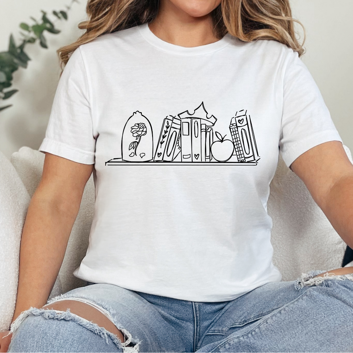 Princess Books Single Color Dtf Transfer