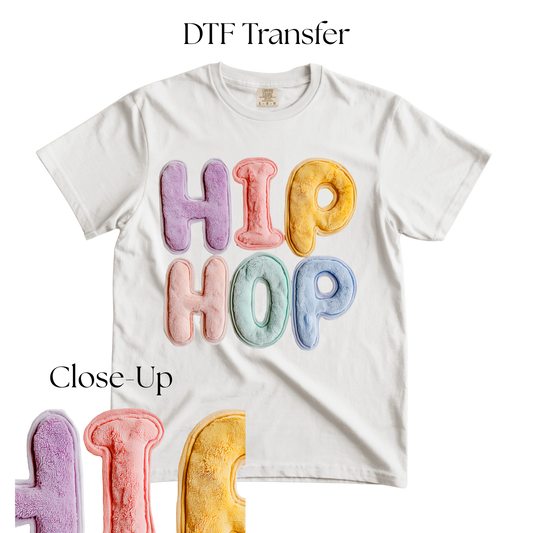 Hip Hop Colorful DTF Transfer