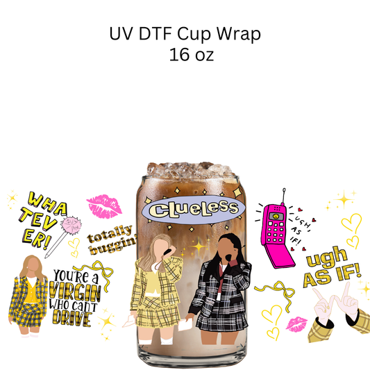 No Clue UV DTF Cup Wrap