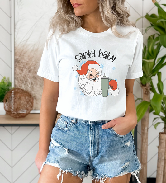 Santa Baby Tumbler  DTF