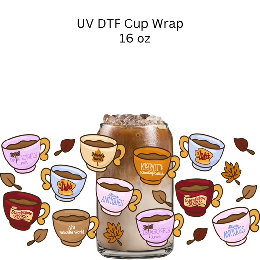 Gil Girls Mug UV DTF Cup Wrap