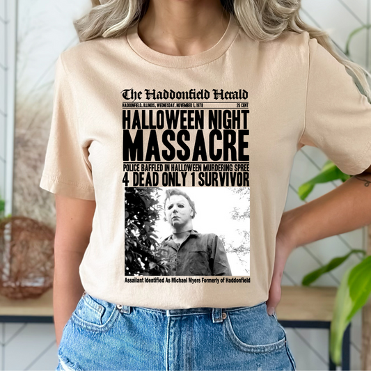 Halloween Night Massacre DTF TRANSFER