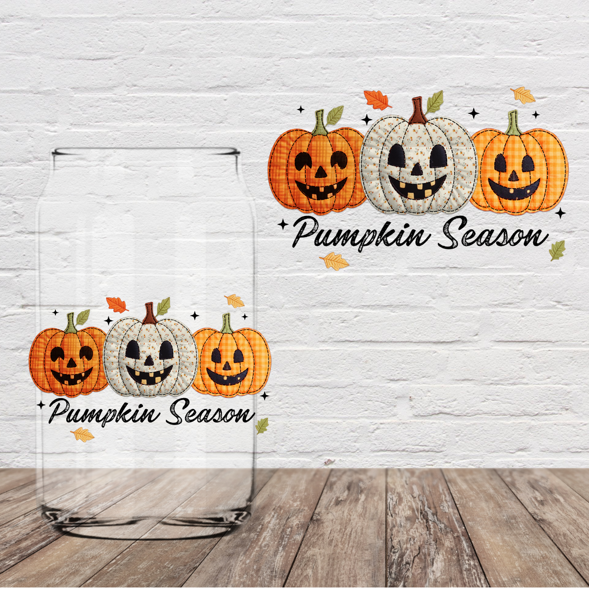 Pumpkin Season 4" UV DTF (Print to Order)