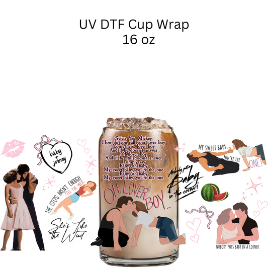 Lover Boy UV DTF Cup Wrap
