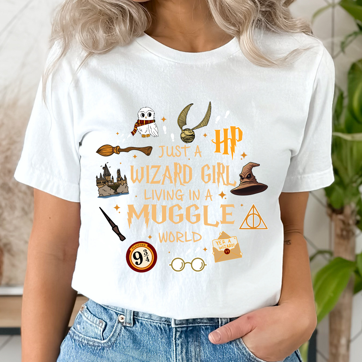 Just a Wizard Girl DTF TRANSFER