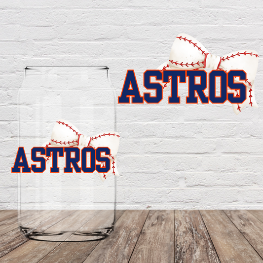 Astros 4" UV DTF
