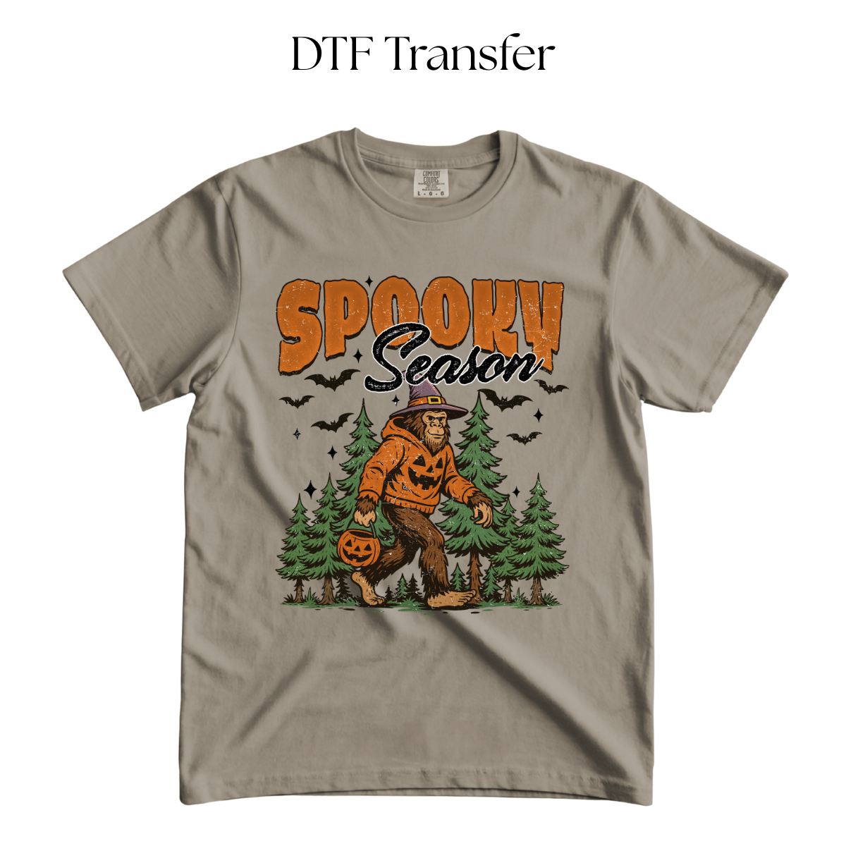 Spooky Season Big Foot DTF Transfer
