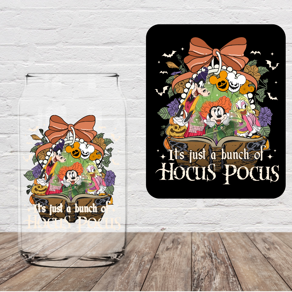 Bunch of Hocus Pocus 4" UV DTF (Print to Order)