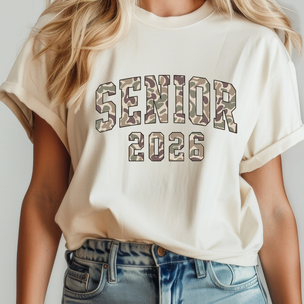 Camo Senior 2026 Dtf Transfer (print to order)