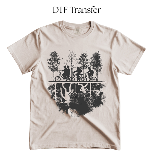 The Other Side ST Single Color DTF Transfer