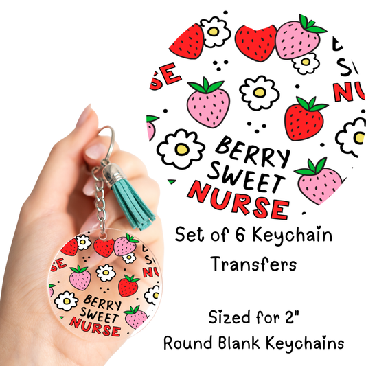 Berry Sweet Nurse Keychain Transfer
