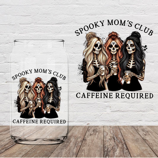 Spooky Mom’s Club 4" UV DTF (Print to Order)