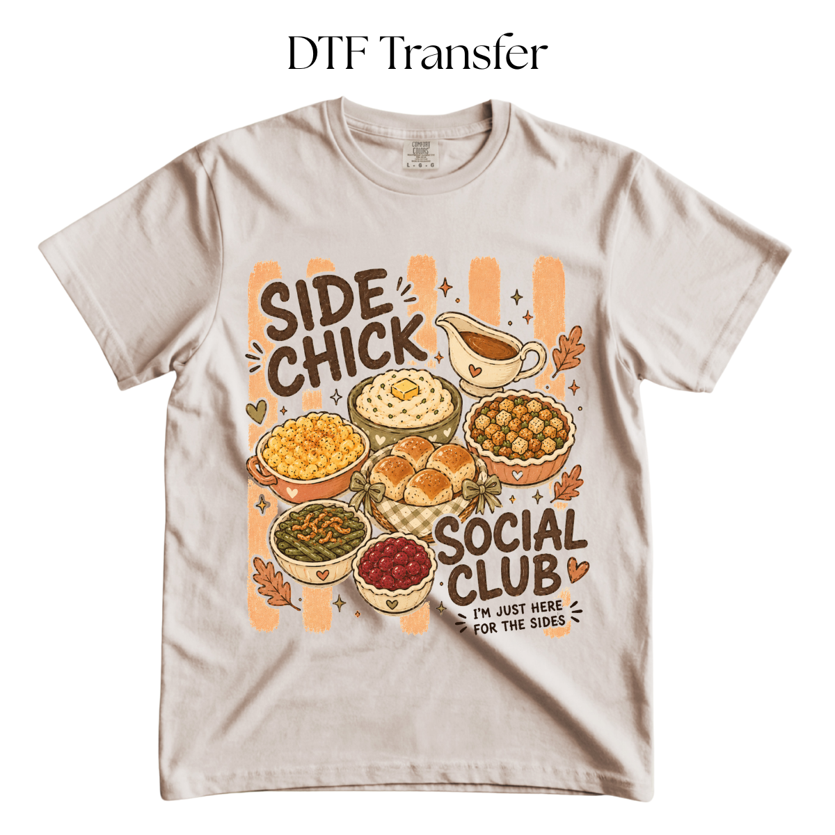 Side Chick Social DTF Transfer