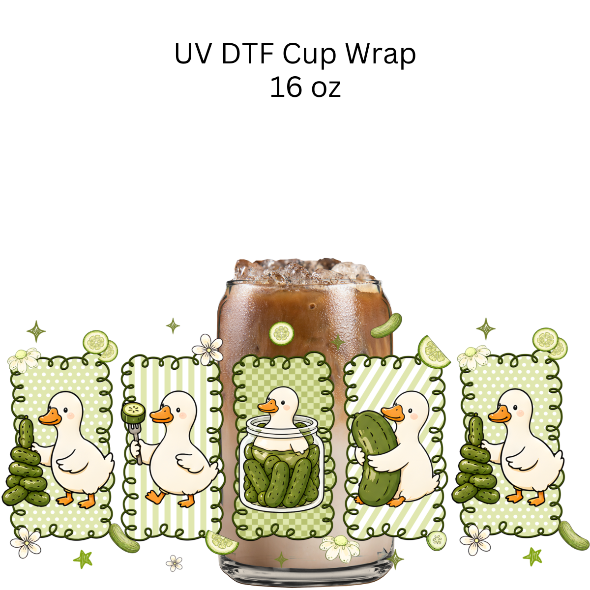 Goose Pickles UV DTF Cup Wrap