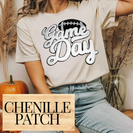 Football Game Day Chenille Patch
