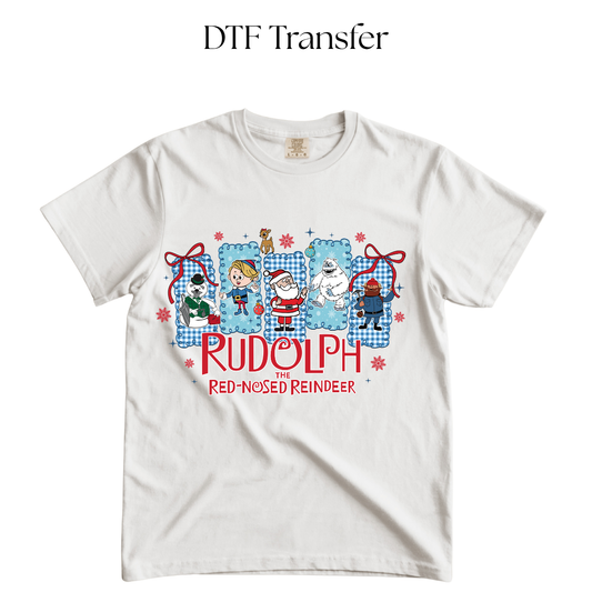 Rudolph the Reindeer DTF Transfer