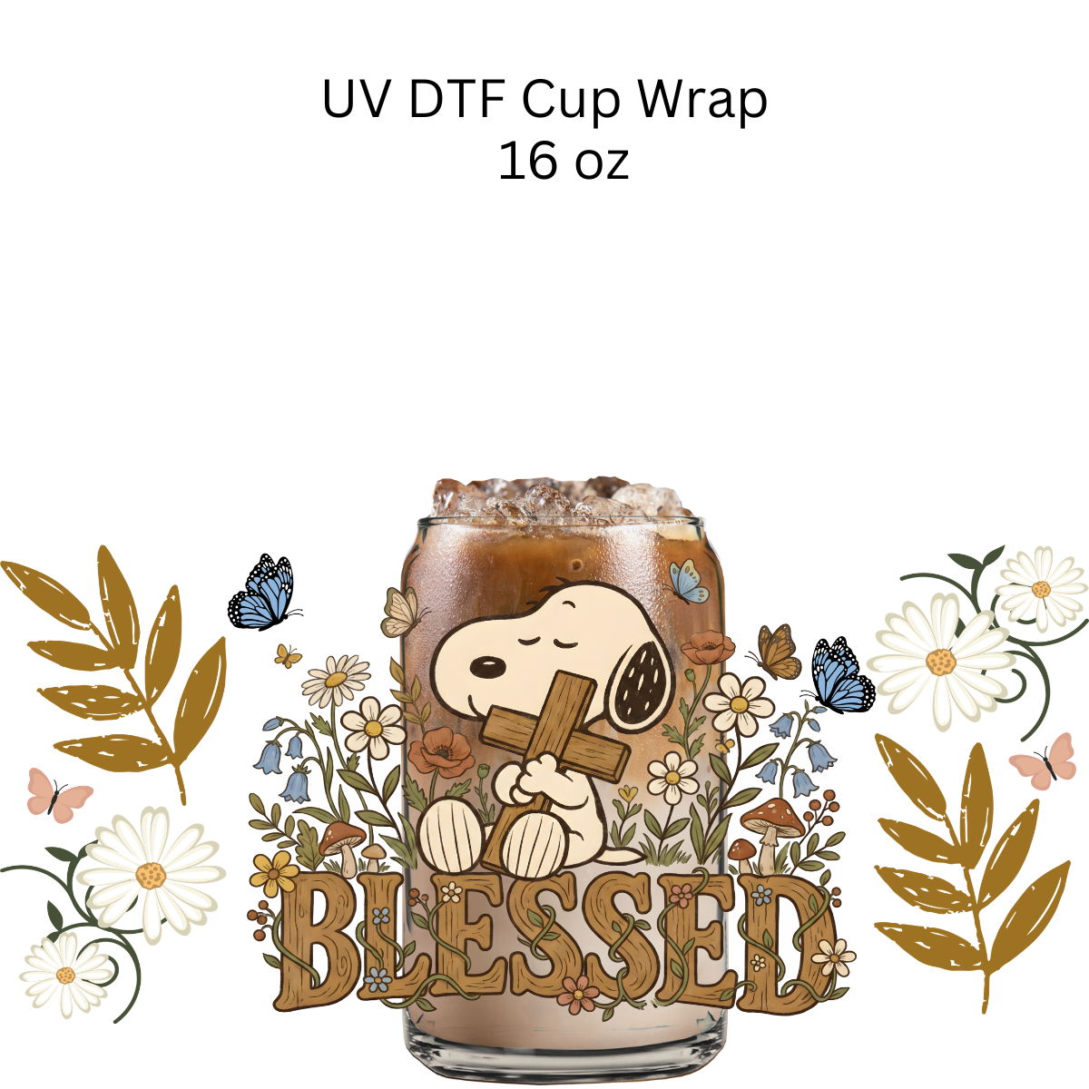 Snoop Blessed UV DTF Cup Wrap