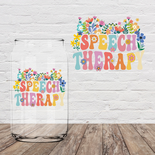 Speech Therapy 4" UV DTF