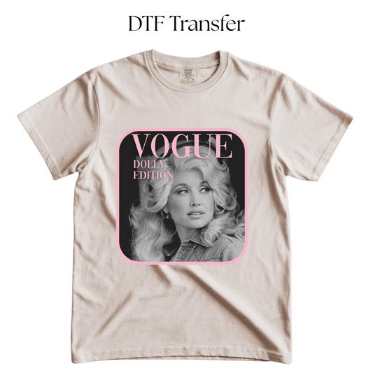 Vogue Doll DTF Transfer