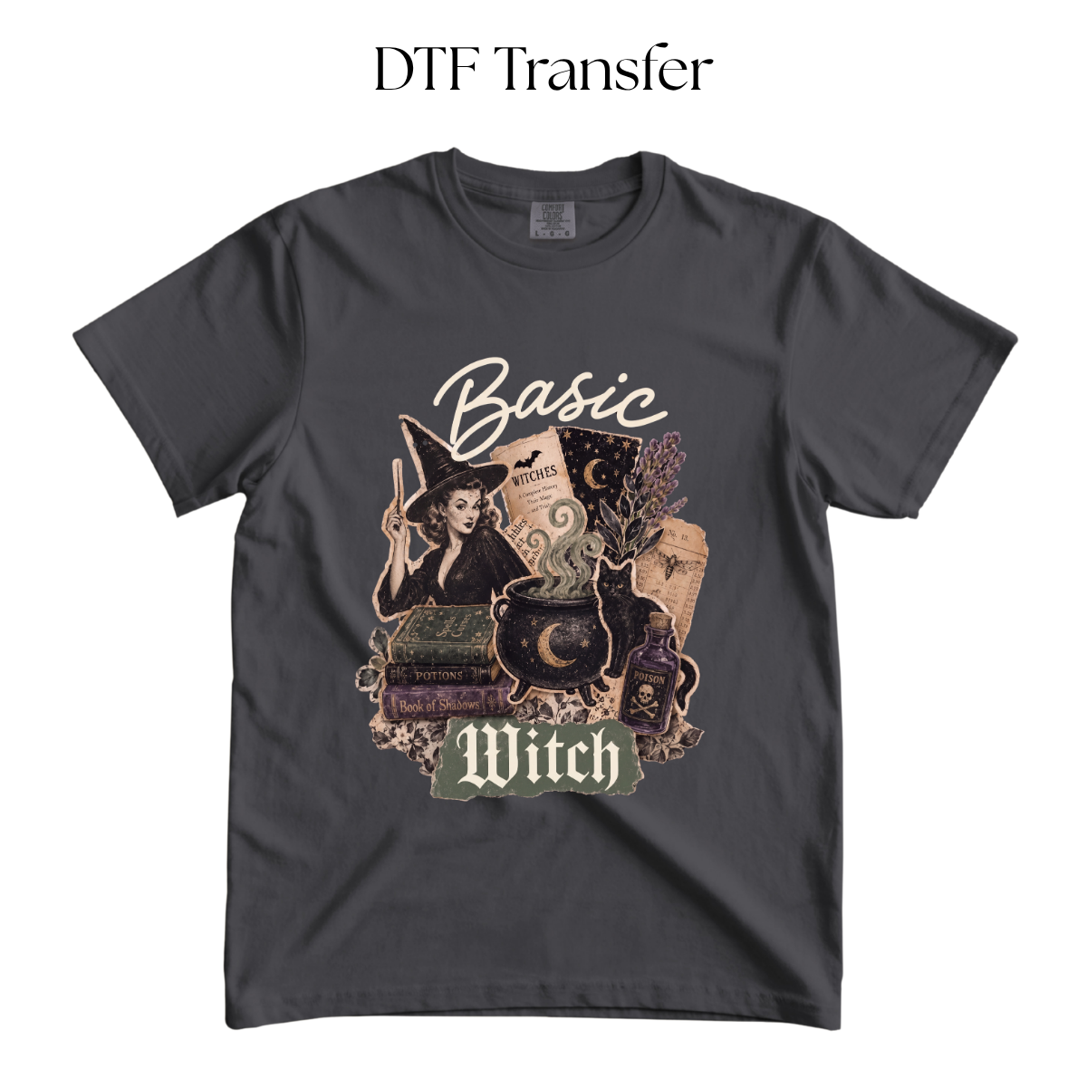 Basic Witch DTF Transfer